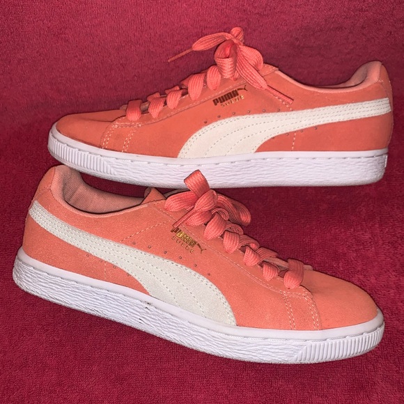 puma suede orange